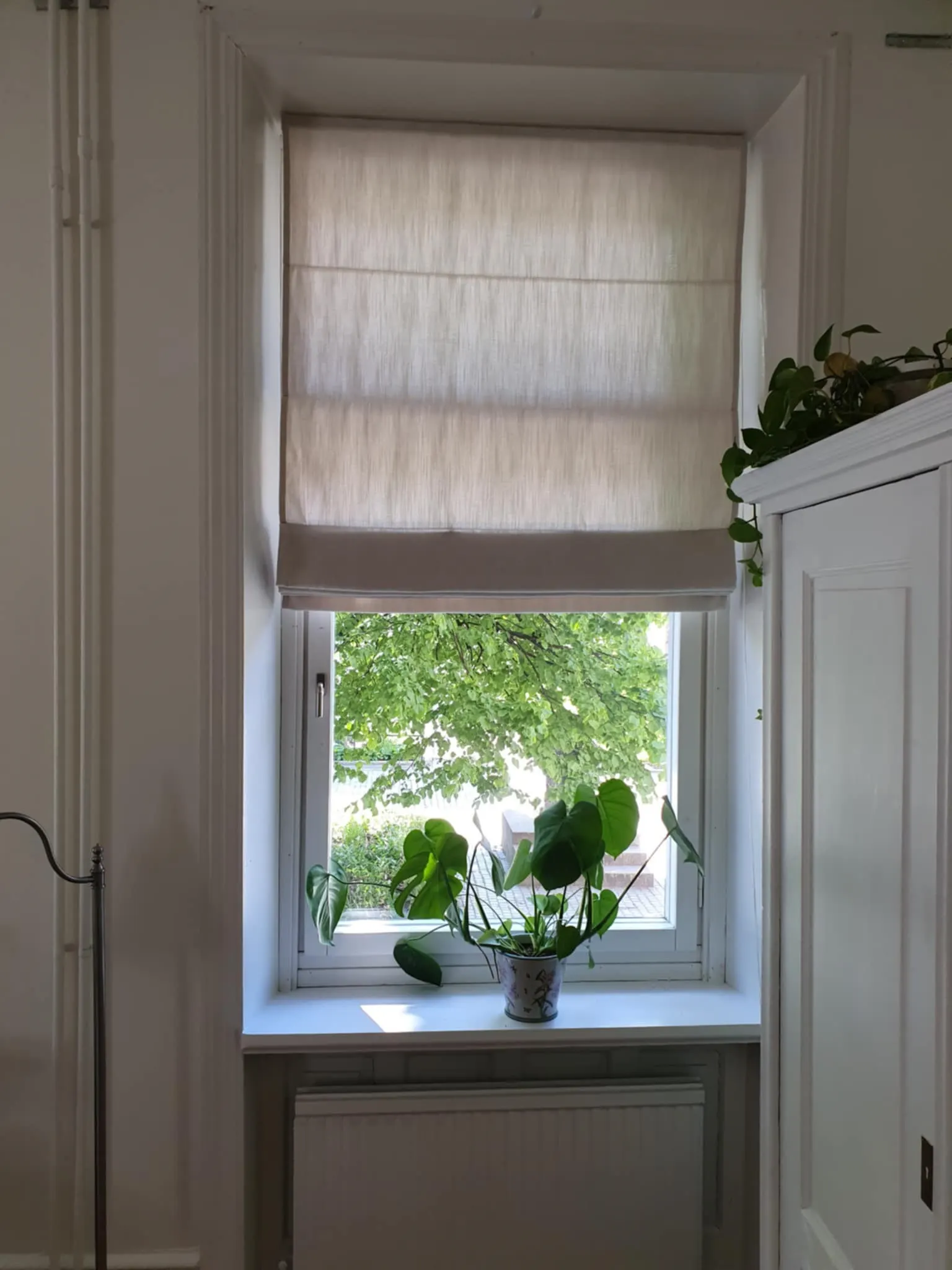Hissgardin till våning